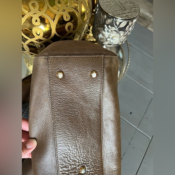 Nicoli Brown and Black Leather Handbag - Picture 13 of 15